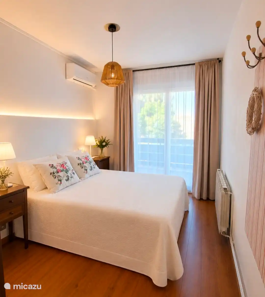 Slaapkamer met airco