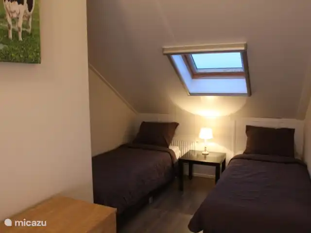 't Katreel granja apartamento en Países Bajos, Overijssel, Haaksbergen - casa vacacional Dormitorio para 2 personas con 2 camas individuales (1er piso) dormitorio 4