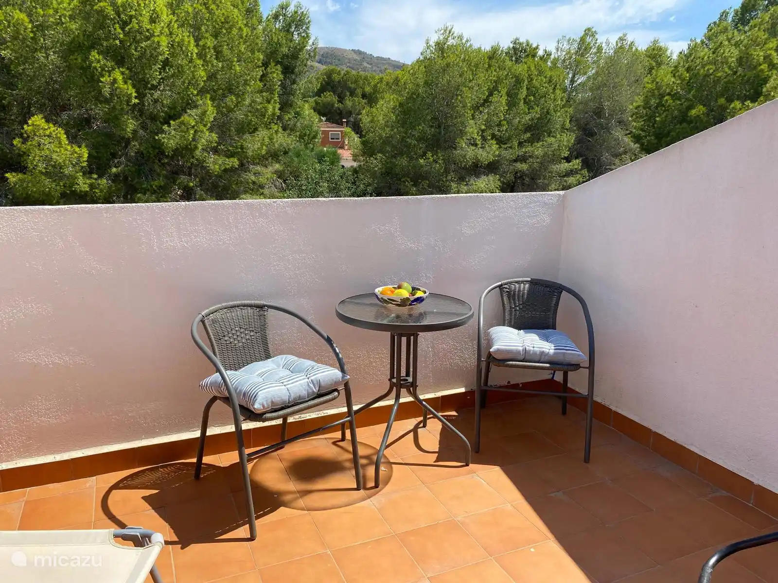 Sonnige Dachterrasse Süd/Südost mit viel Privatsphäre