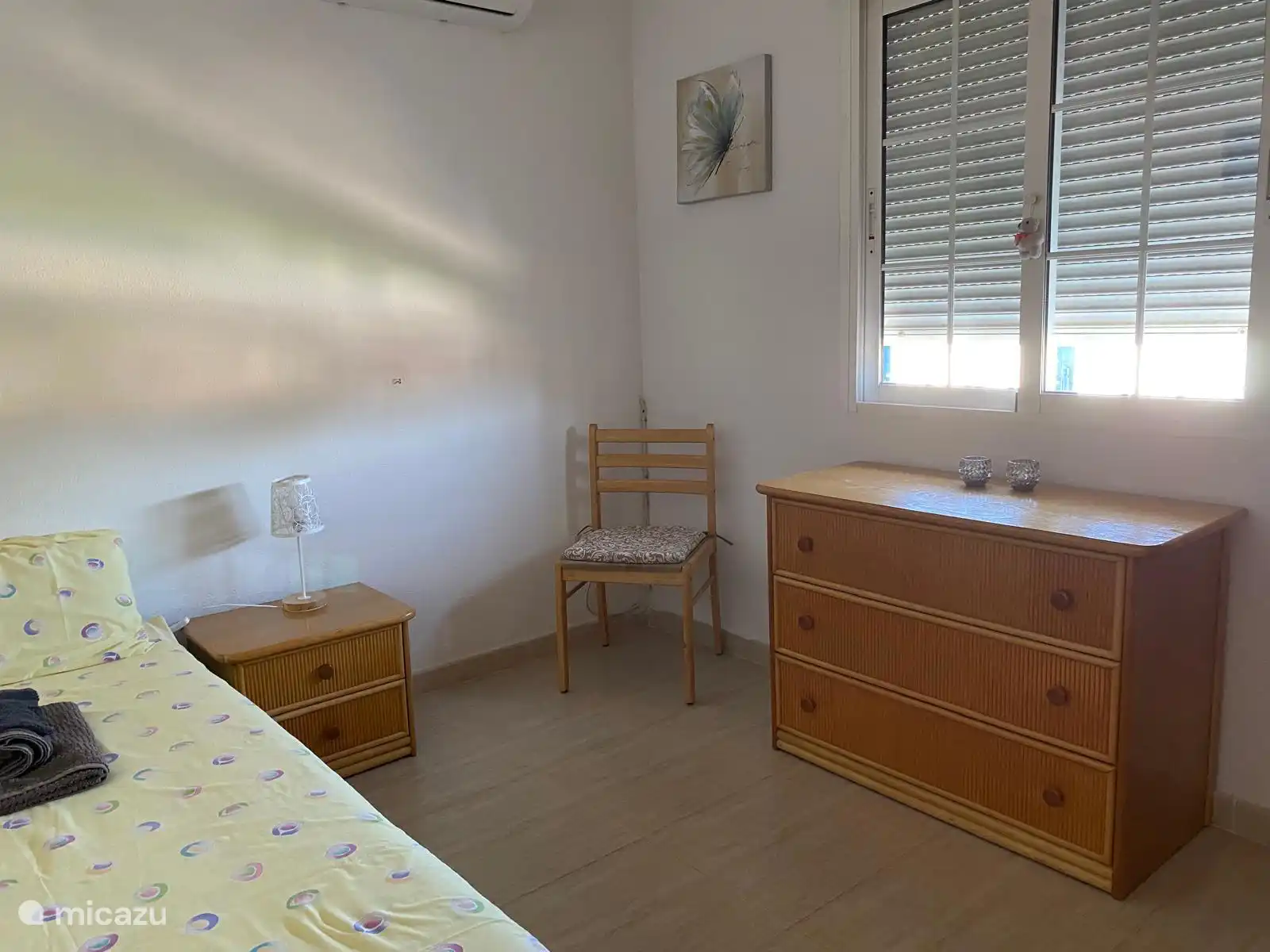 Schlafzimmer 3 mit Doppelschlafsofa.