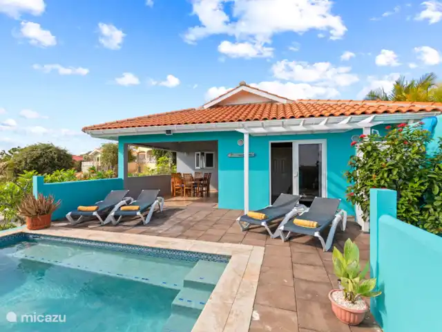 Cas Bon Bini - avec piscine | Curaçao, Banda Abou (ouest), Fontein - villa Votre propre piscine que vous n’avez pas à partager avec qui que ce soit.
