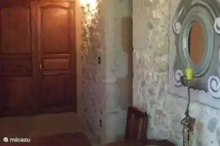 Vakantiehuis Frankrijk, Lot-et-Garonne, Meylan gîte / cottage Gite Glamping Lamirande gedeelte slaapkamer