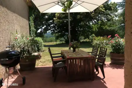 Vakantiehuis Frankrijk, Lot-et-Garonne, Meylan gîte / cottage Gite Glamping Lamirande terras