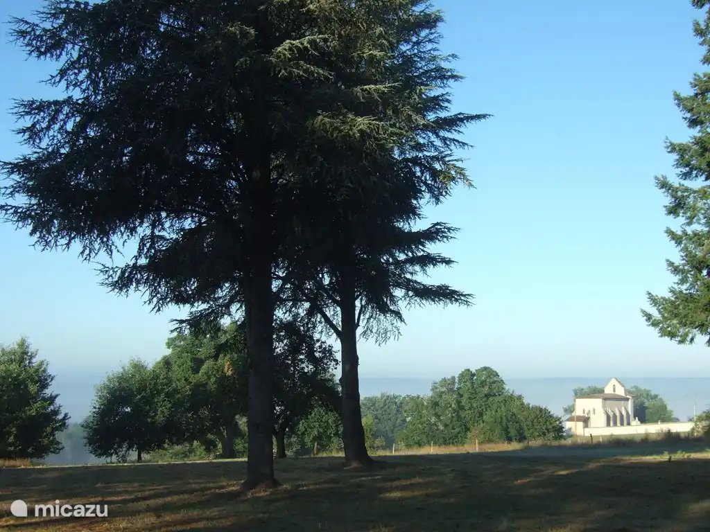vista desde el glamping La Mirande