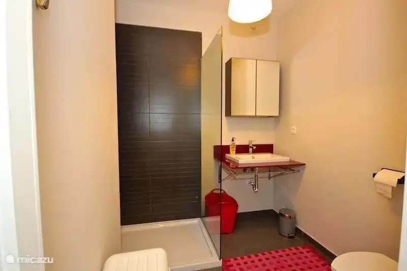 Badezimmer Nr. 2 mit ebenerdiger Dusche