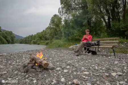 Barbecue le long du Gail