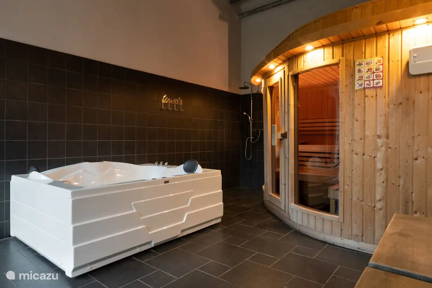 hidromasaje con sauna