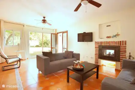 Vakantiehuis Spanje, Costa del Sol, Marbella geschakelde woning Charmant huis bij het strand Woonkamer
