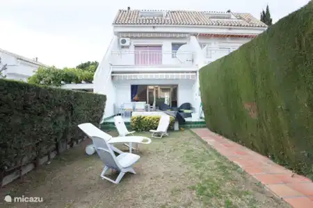 Vakantiehuis Spanje, Costa del Sol, Marbella geschakelde woning Jardines de Marberia Tuin