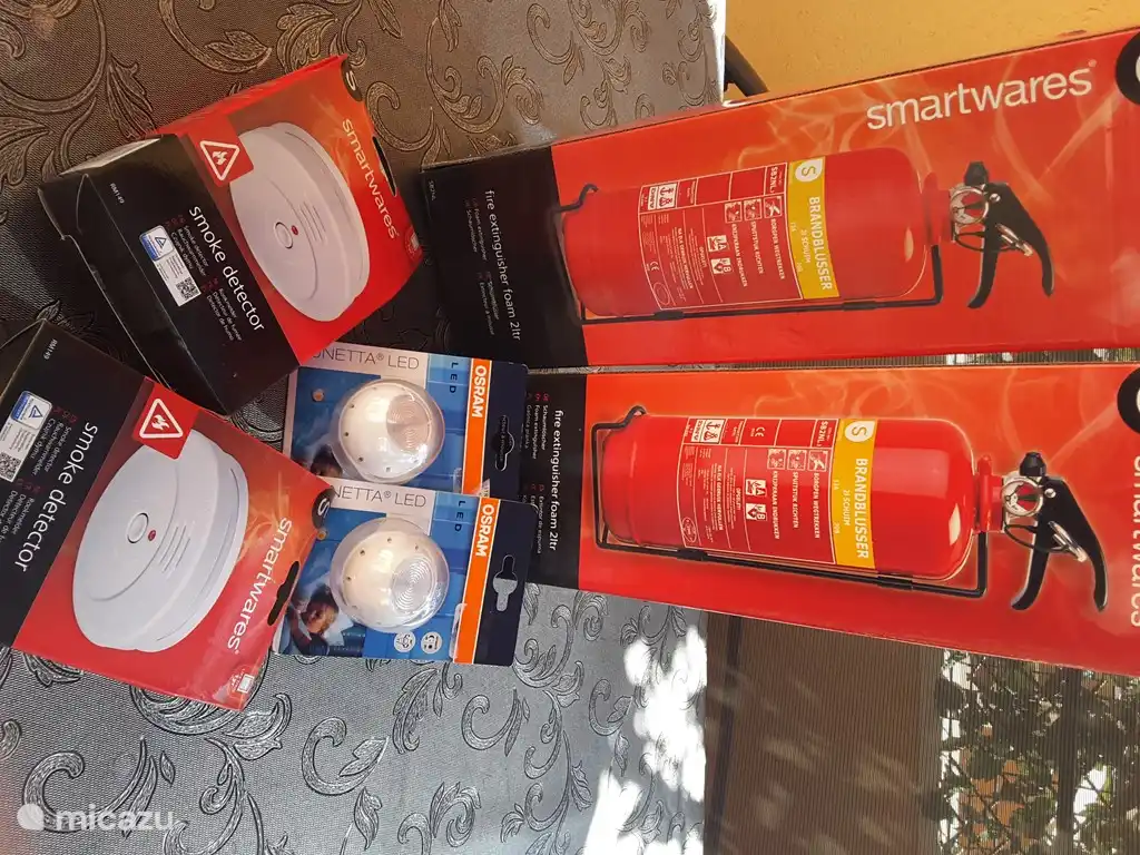 Aan uw veiligheid heeft de verhuurder ook gedacht