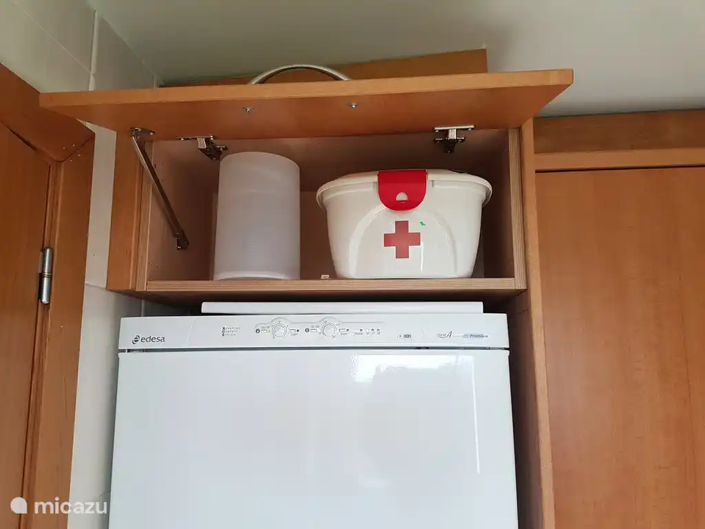 EHBO kist is ook aanwezig.