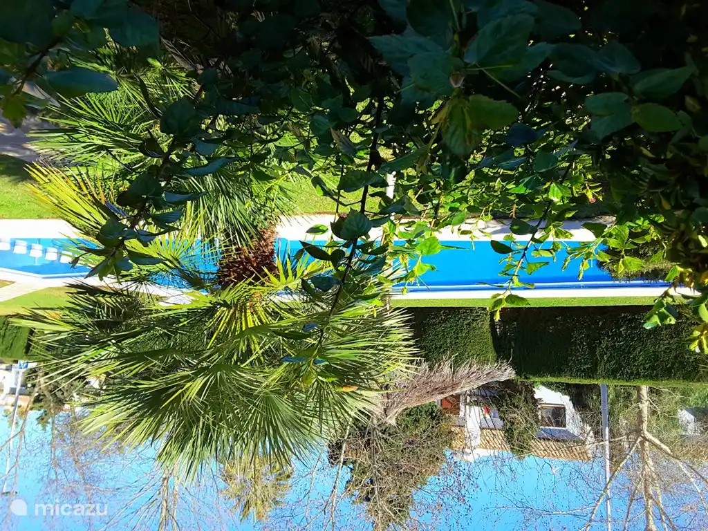 Ons zwembad is ruim en ligt bijna de gehele dag tijdens het hoogseizoen in de zon.
