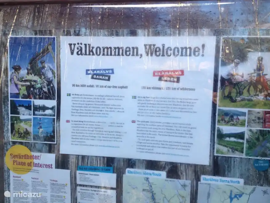 90 km asphaltierte Radweg 120 km von der Natur insgesamt.