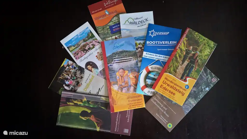 Directory-Informationen zu Wanderungen und andere sportliche und kulturelle Attraktionen vorhanden