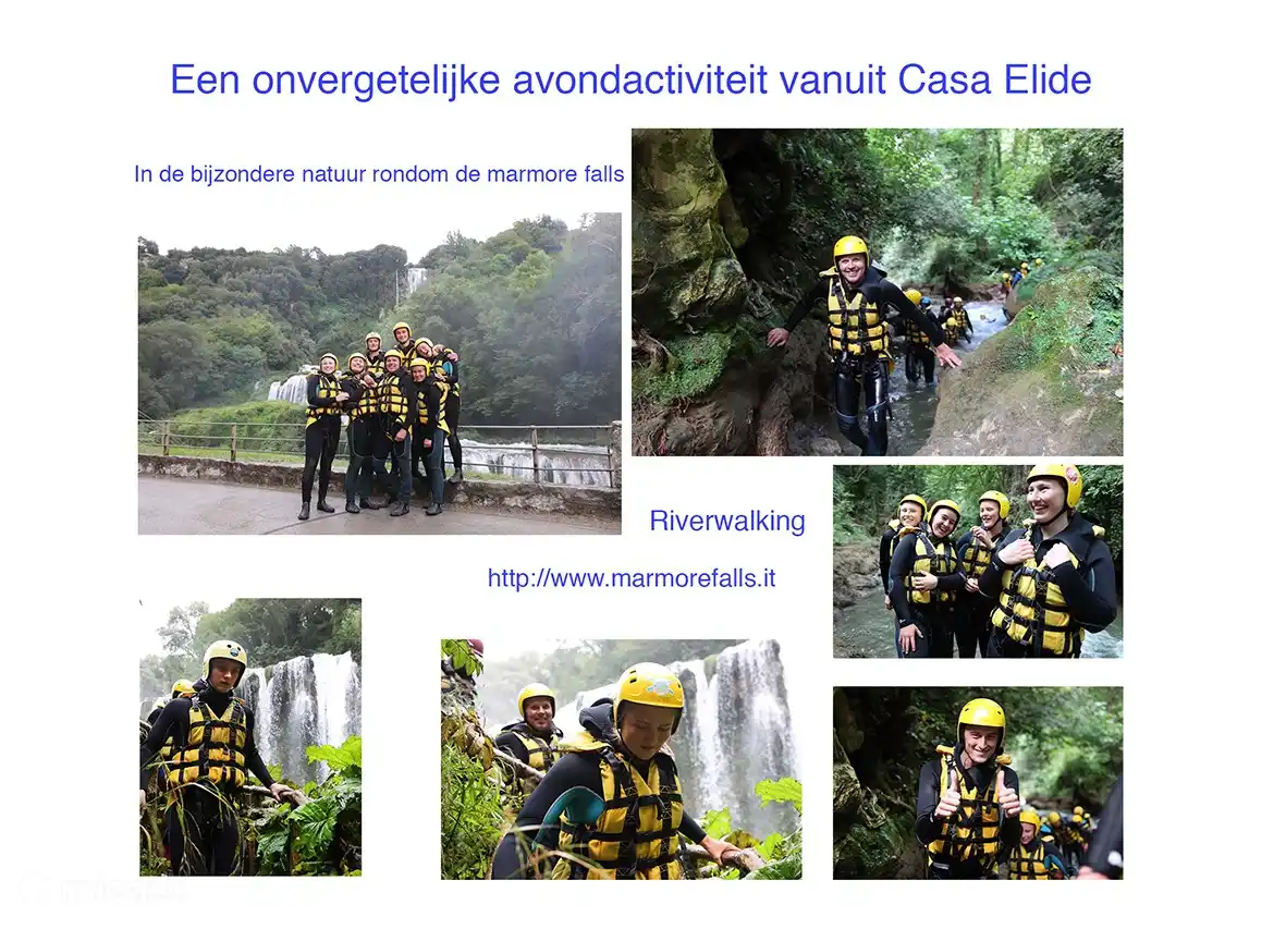 Muchas actividades súper divertidas en Marmore Falls