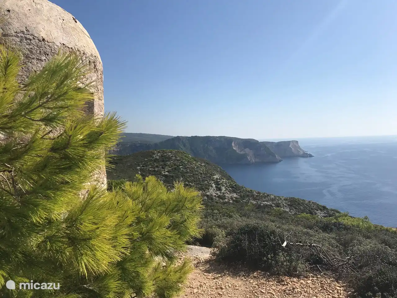 De westkust van Zakynthos