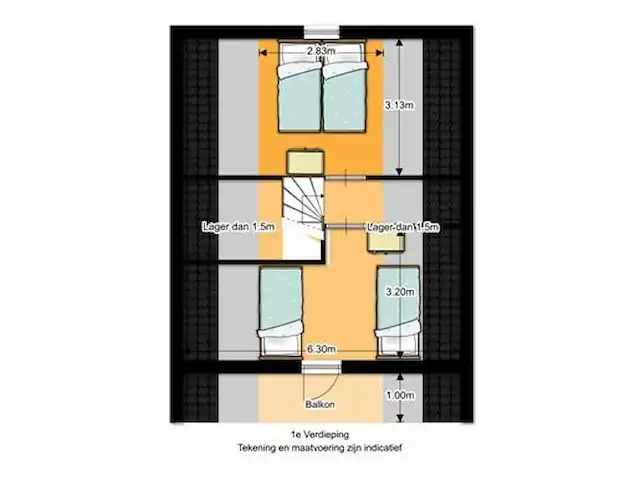 Calluna 151 en Países Bajos, Güeldres, Harfsen - casa vacacional sobre el piso