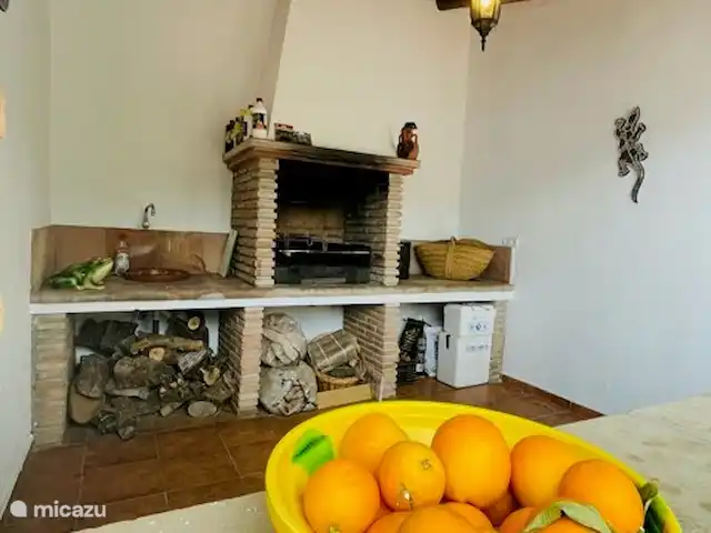 Casa Rosalía en España, Andalucía, Arenas - finca cocina al aire libre