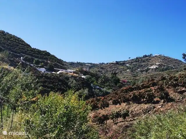 Casa Rosalía en España, Andalucía, Arenas - finca Vista de la finca desde el otro lado