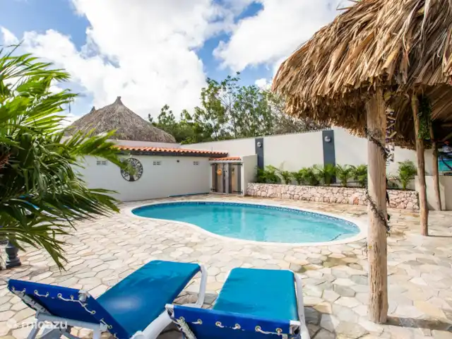Villa Cas Mi dushi huren in Curaçao, Banda Ariba (oost), Jan Thiel - villa omheinde tuin