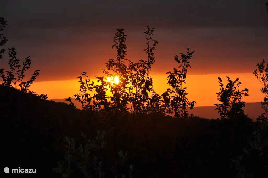 Un beau coucher de soleil presque tous les soirs