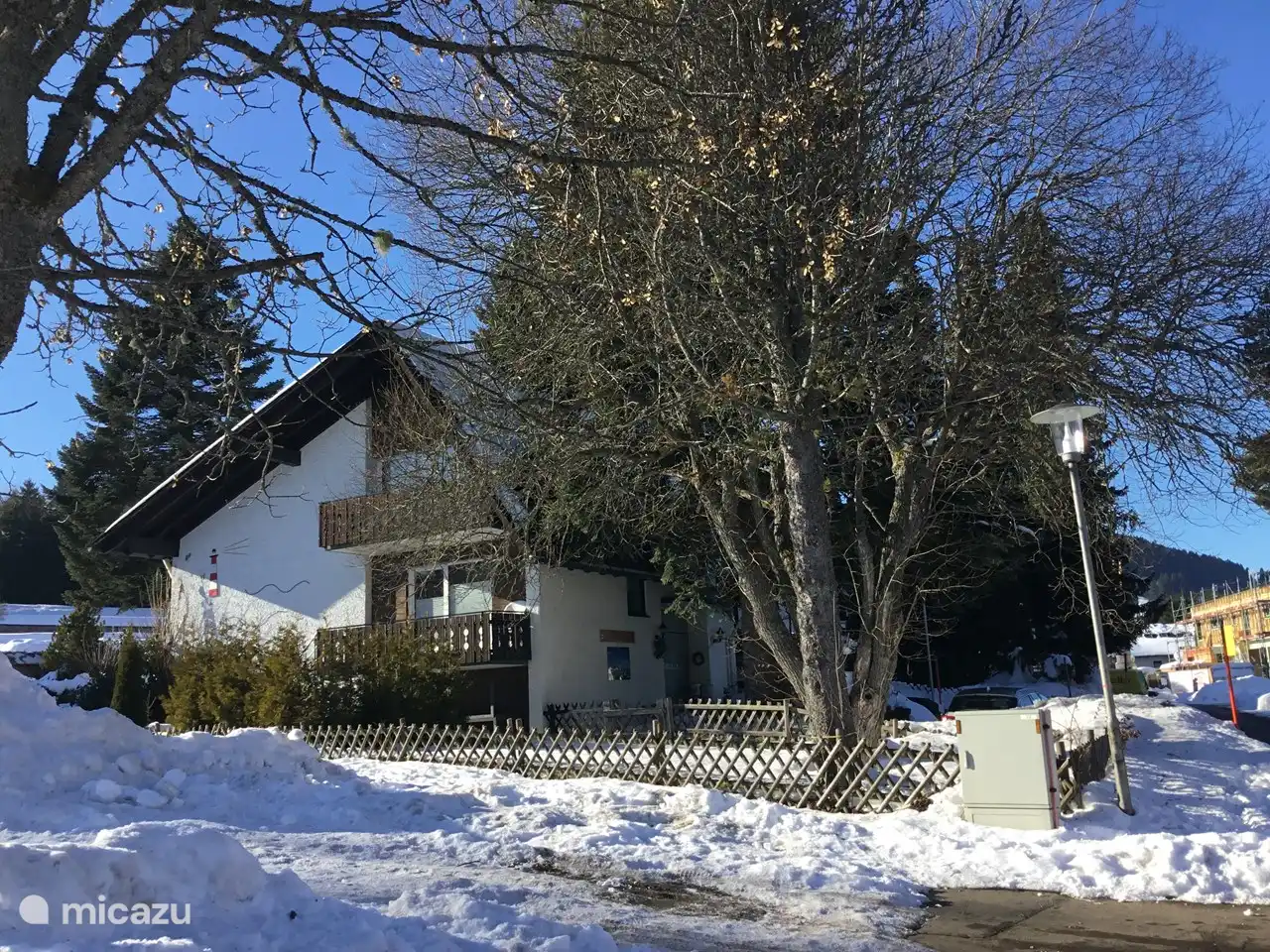 Vue de la maison de vacances