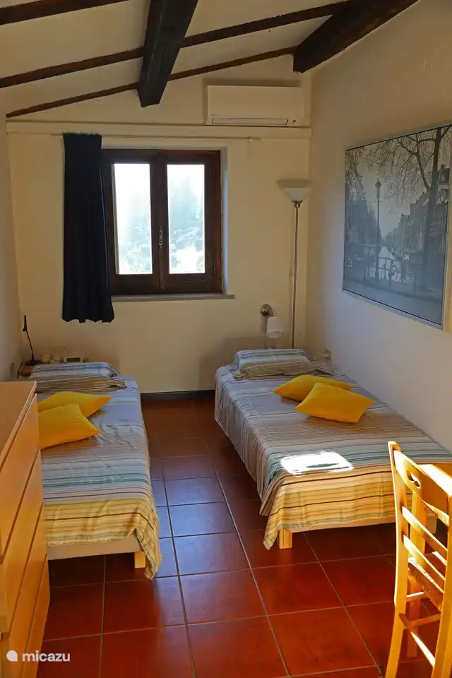 Bedroom 3 with air conditioning on the first floor