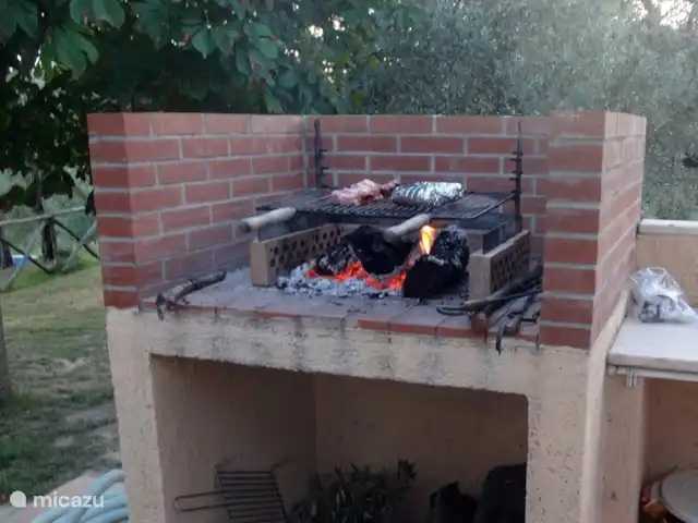 Villa Sabine | Italie, Le Latium, Castelnuovo di Farfa - villa Barbecue dans la cuisine extérieure