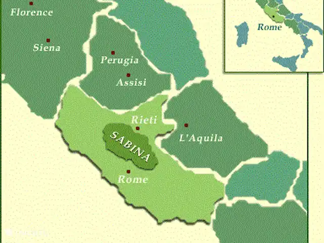 Villa Sabine | Italie, Le Latium, Castelnuovo di Farfa - villa Localisation de la maison dans la vallée de Farfa