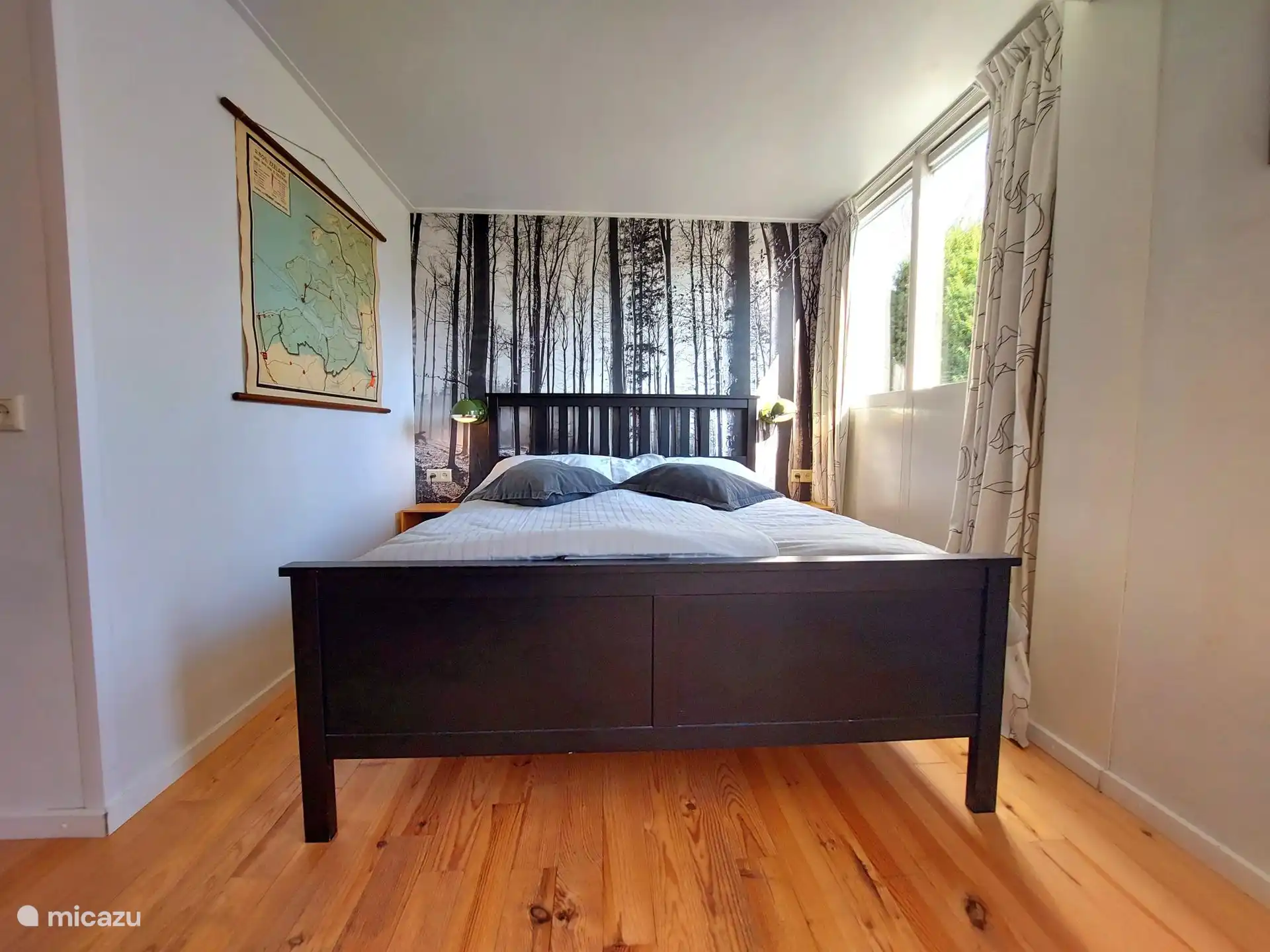 Originele schoolkaart uit jaren '30 met de provincie Zeeland.