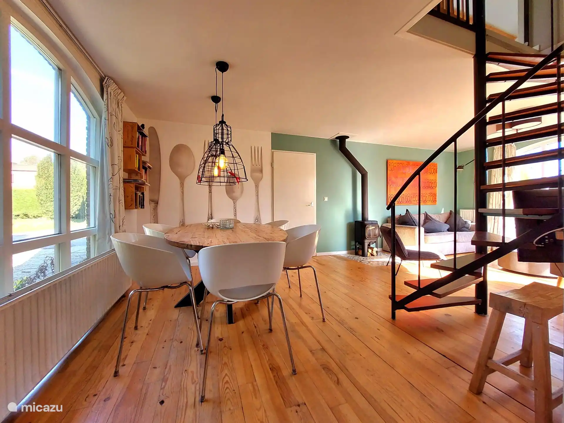 Heerlijk licht en modern huis.
