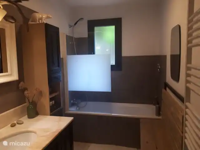 Location de Vacances France, Gard, Anduze, bungalow - Anduze salle de bain rez-de-chaussée