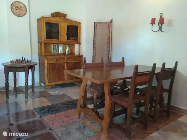 Location de Vacances Espagne, Estrémadure, Alcuéscar, gîte / cottage - Finca El Chorrillo - Casita Salle à manger
