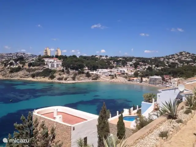 Villa Catherina El Portet | Espagne, Costa Blanca, Moraira - villa Plage El Portet depuis la tour panoramique