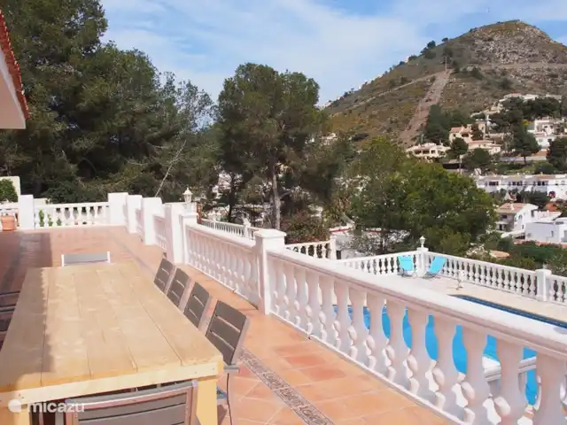 Villa Catherina El Portet | Espagne, Costa Blanca, Moraira - villa Au dessus terrasse salon piscine