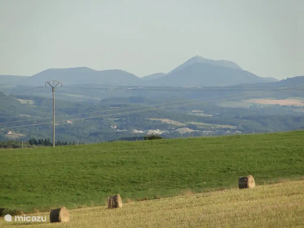 Mit Blick auf den Puy-de-Dome