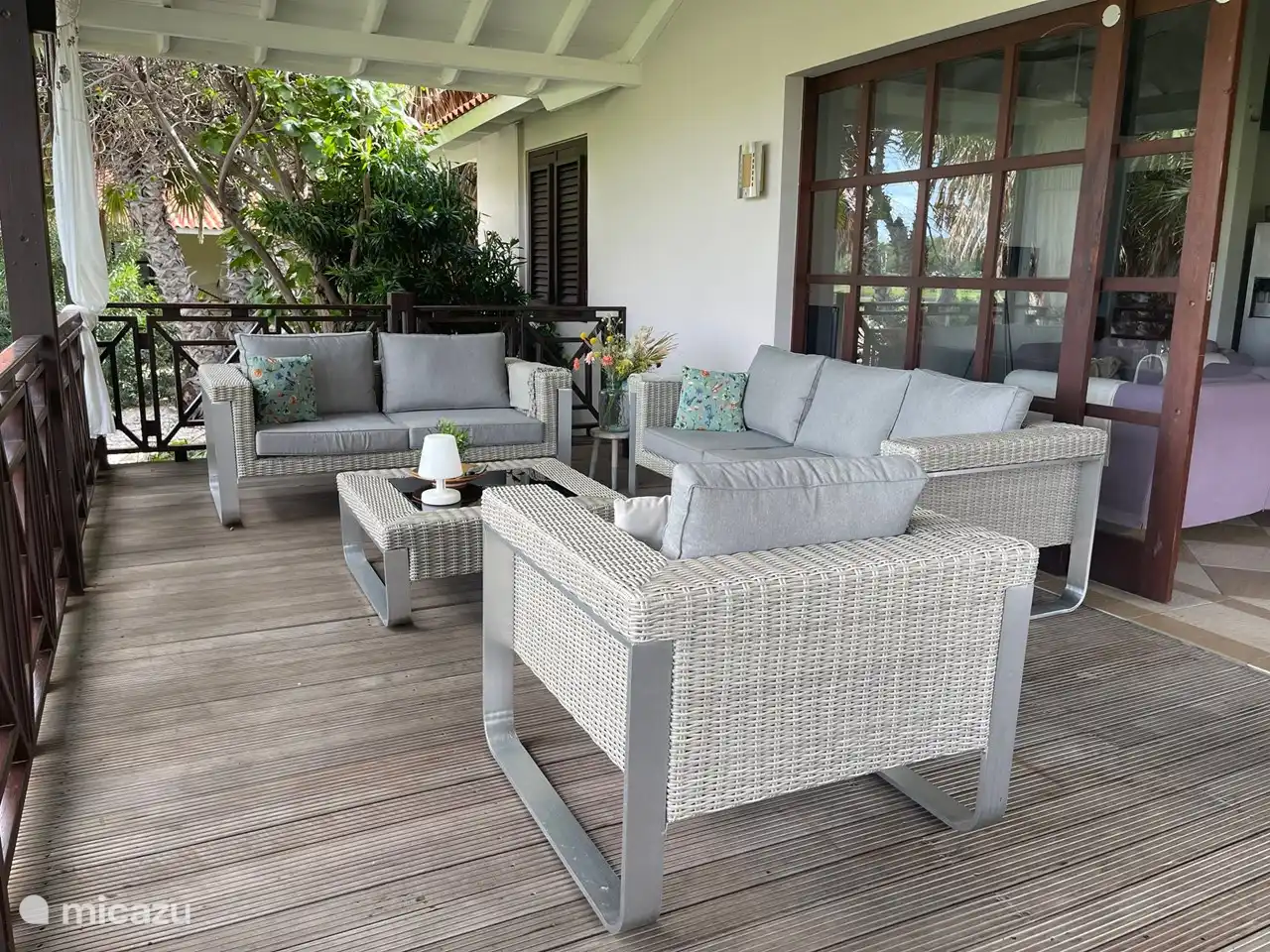 Lounge set on the porch