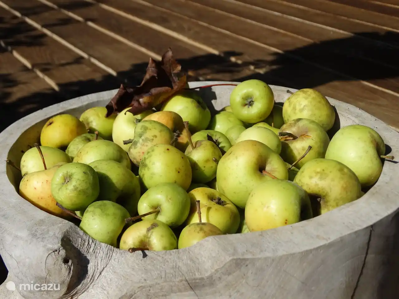 Äpfel aus unserem Obstgarten