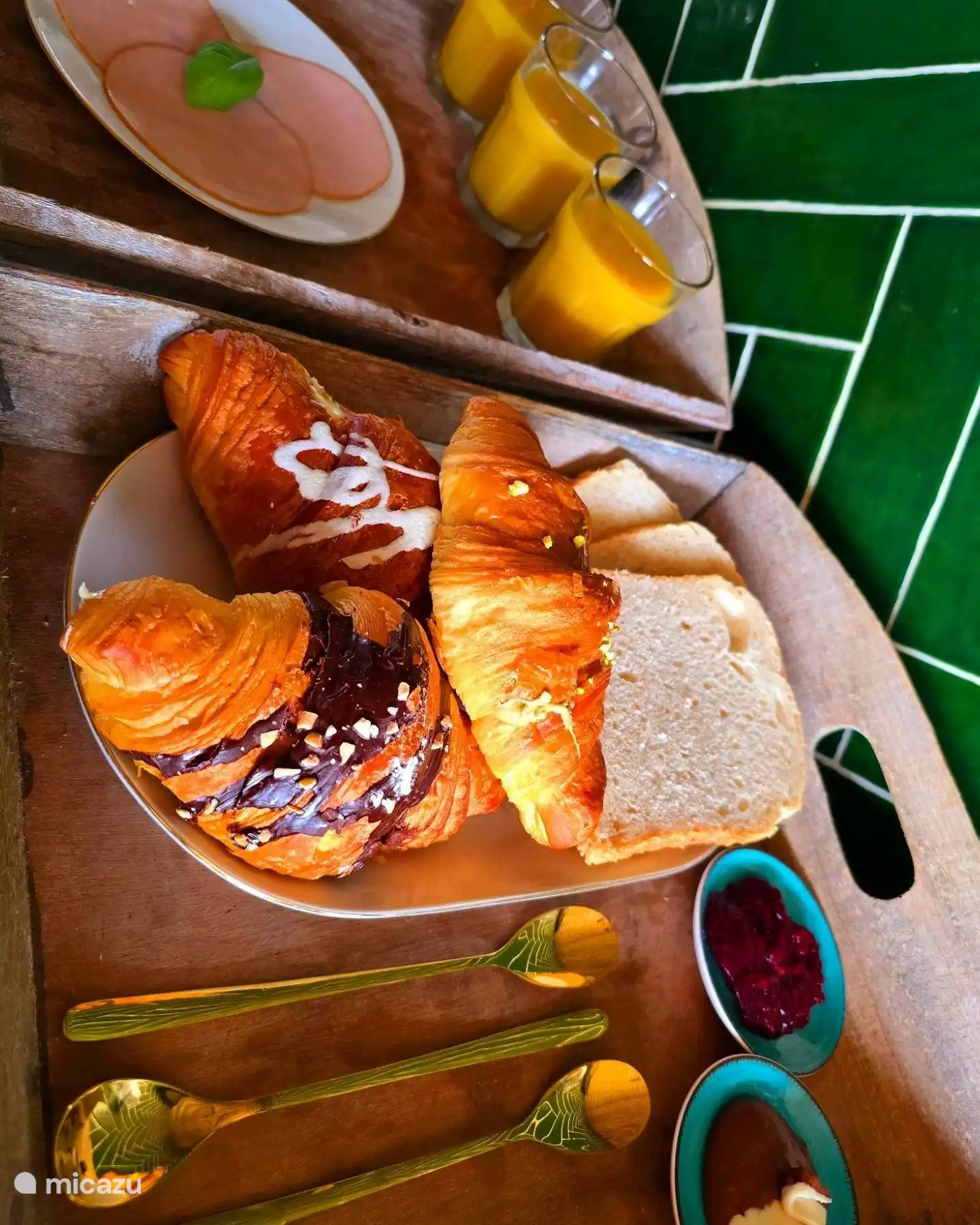 El desayuno tradicional italiano 