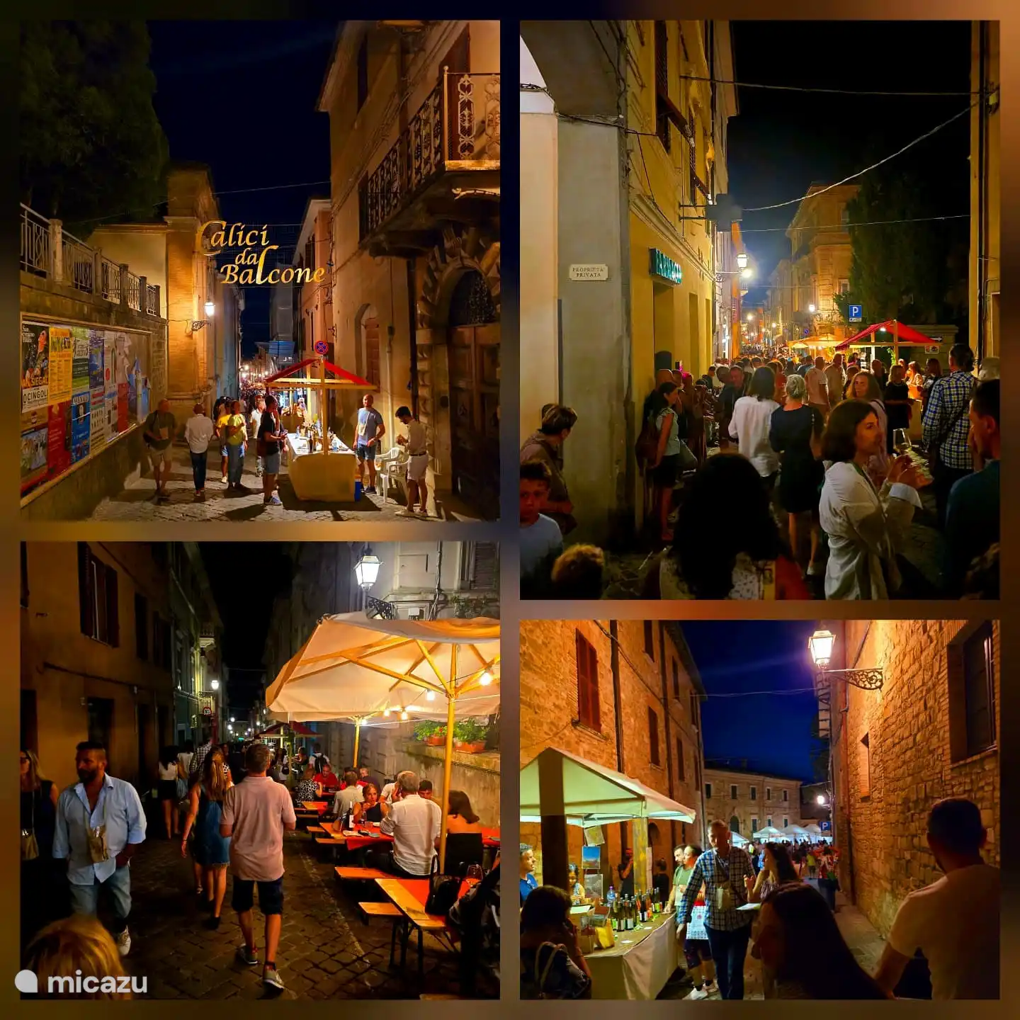 Las fiestas del vino de Cingoli, 1 fin de semana de agosto una gran atracción llena de golosinas.