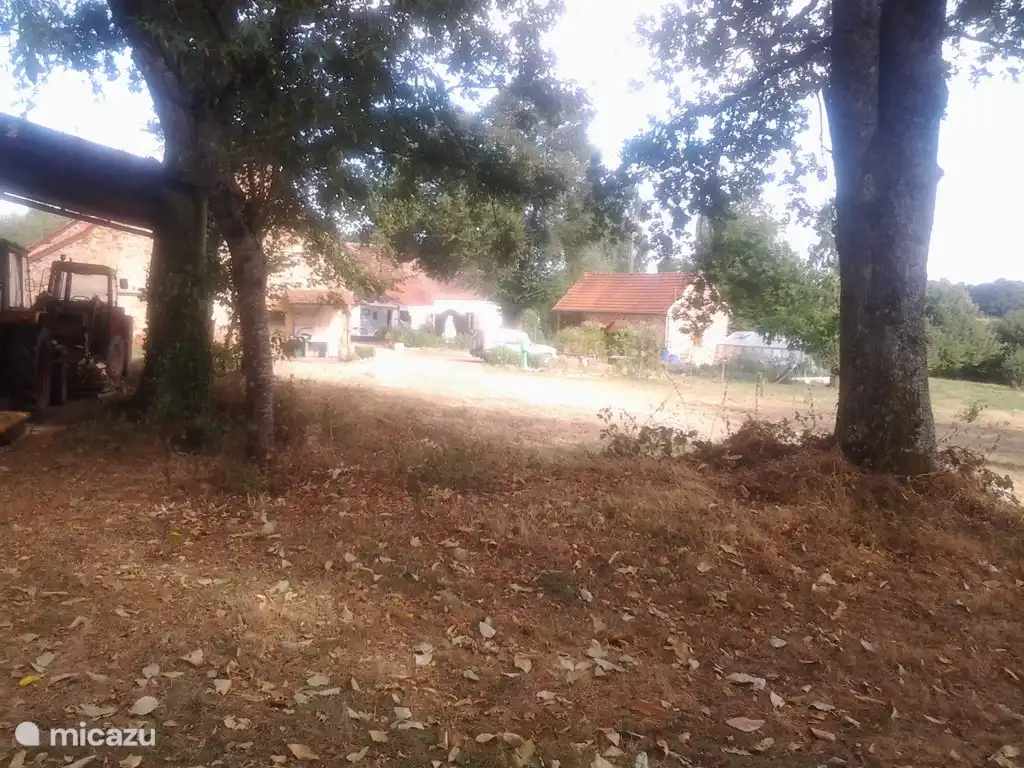 View of the cottage and house
