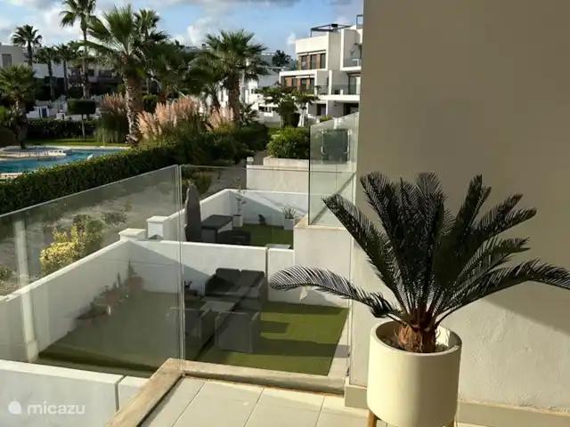 Casa Pinto huren in Spanje, Costa Blanca, Orihuela Costa - appartement Terras : zicht op tuin