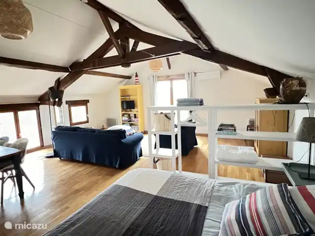Domaine La Barbe | France, Gers, Lalanne-Arqué - gîte / cottage salon/chambre à l'étage