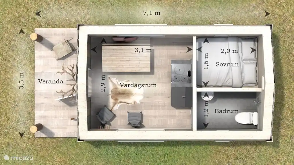 plan du rez-de-chaussée