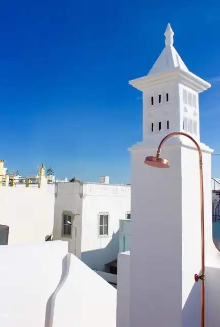 Maurische Schornstein auf dem Dach