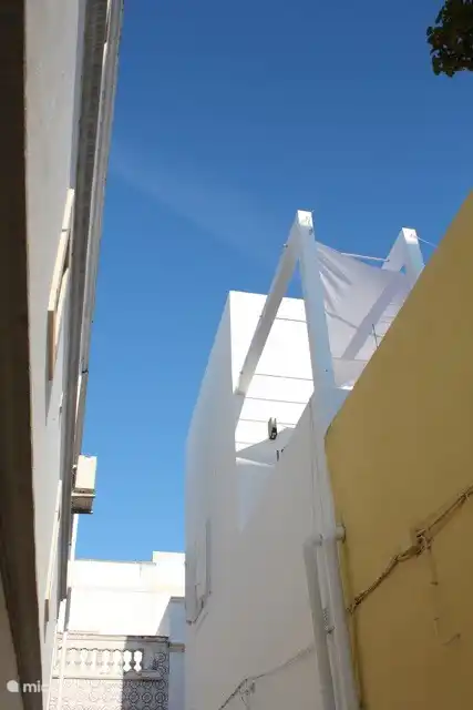 Seitenstraße in der Nähe des Hauses