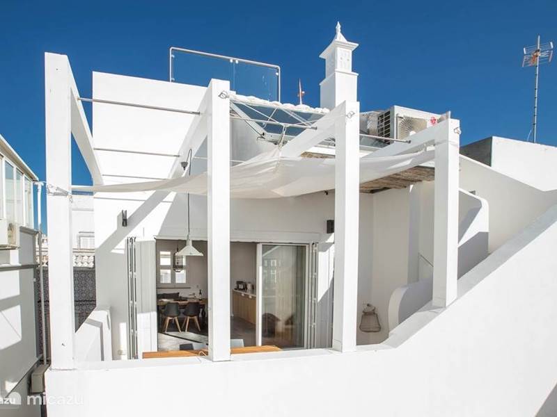 Ferienwohnung Portugal, Algarve, Olhão Ferienhaus Casa Opala 'Stadthaus' mit Swimmingpool