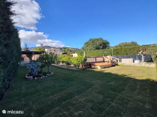 Villa, piscine chauffée, vue mer | Espagne, Costa del Sol, Málaga - villa Vue sur le jardin