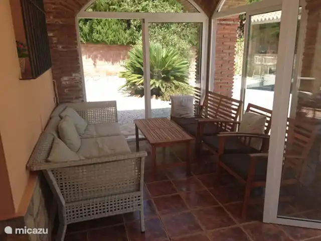 Villa, piscine chauffée, vue mer | Espagne, Costa del Sol, Málaga - villa terrasse au bord de la piscine