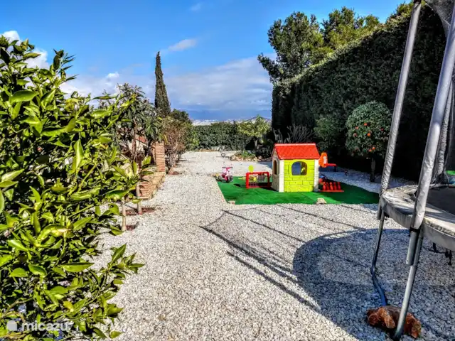 Villa, piscine chauffée, vue mer | Espagne, Costa del Sol, Málaga - villa aire de jeux pour enfants comprend un immense trampoline